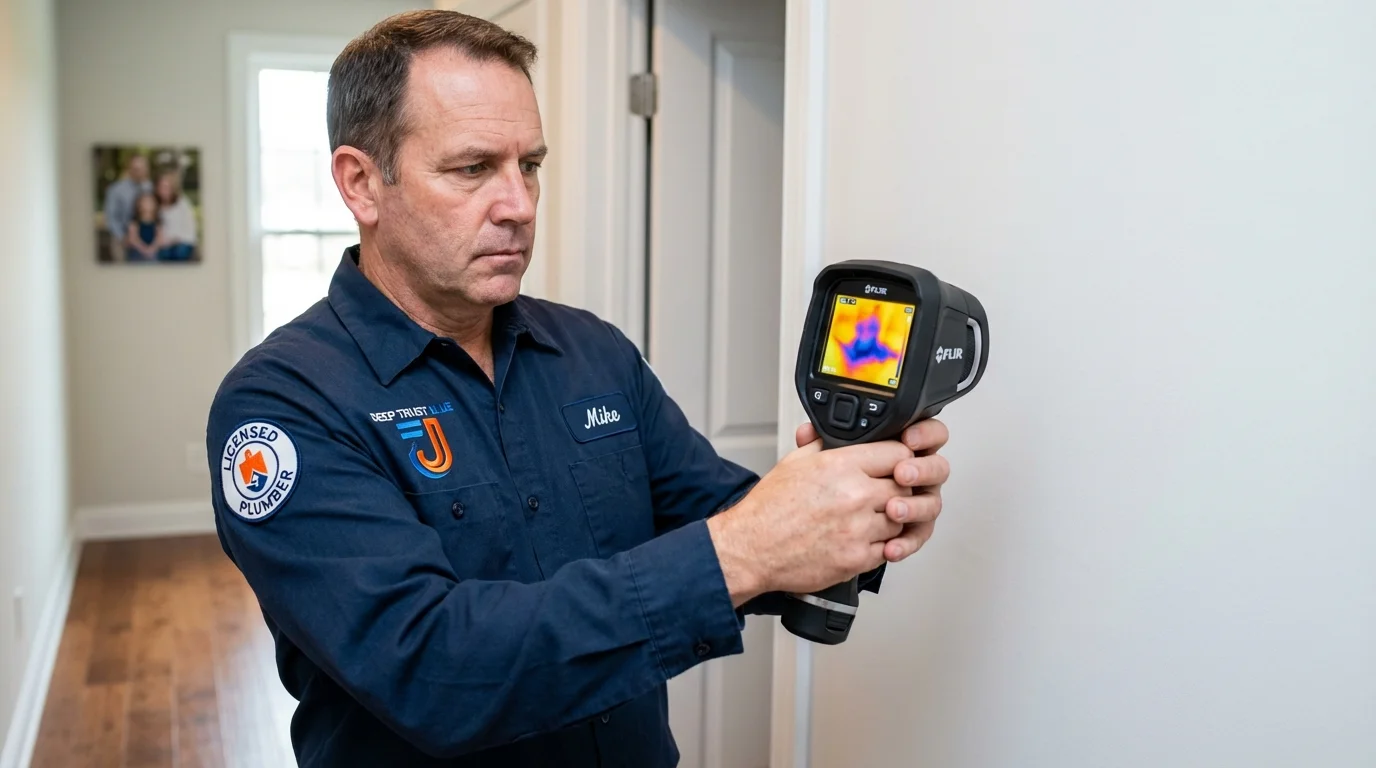 Thermal imaging leak detection by Johns Plumbing LLC in Congers